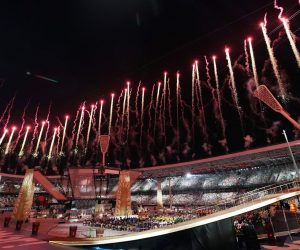 Minsk, 21.06.2019 - Sveèana ceremonija otvaranja 2. Europskih igara Minsk 2019 na Dinamo stadionu u Minsku. 
foto HINA/ Damir SENÈAR/ ds