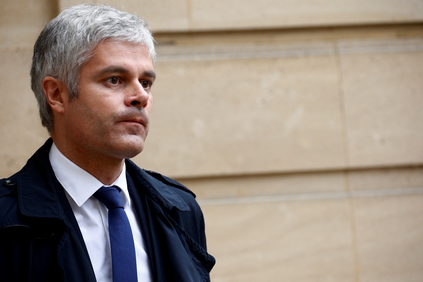 FILE PHOTO: French conservative party Les Republicains leader Laurent Wauquiez leaves after a meeting at the Hotel Matignon in Paris FILE PHOTO: French conservative party Les Republicains (LR or The Republicans) leader Laurent Wauquiez leaves after a meeting with French Prime Minister as the "yellow vest" nationwide protests continue, at the Hotel Matignon in Paris, France, December 3, 2018. REUTERS/Stephane Mahe/File Photo Stephane Mahe