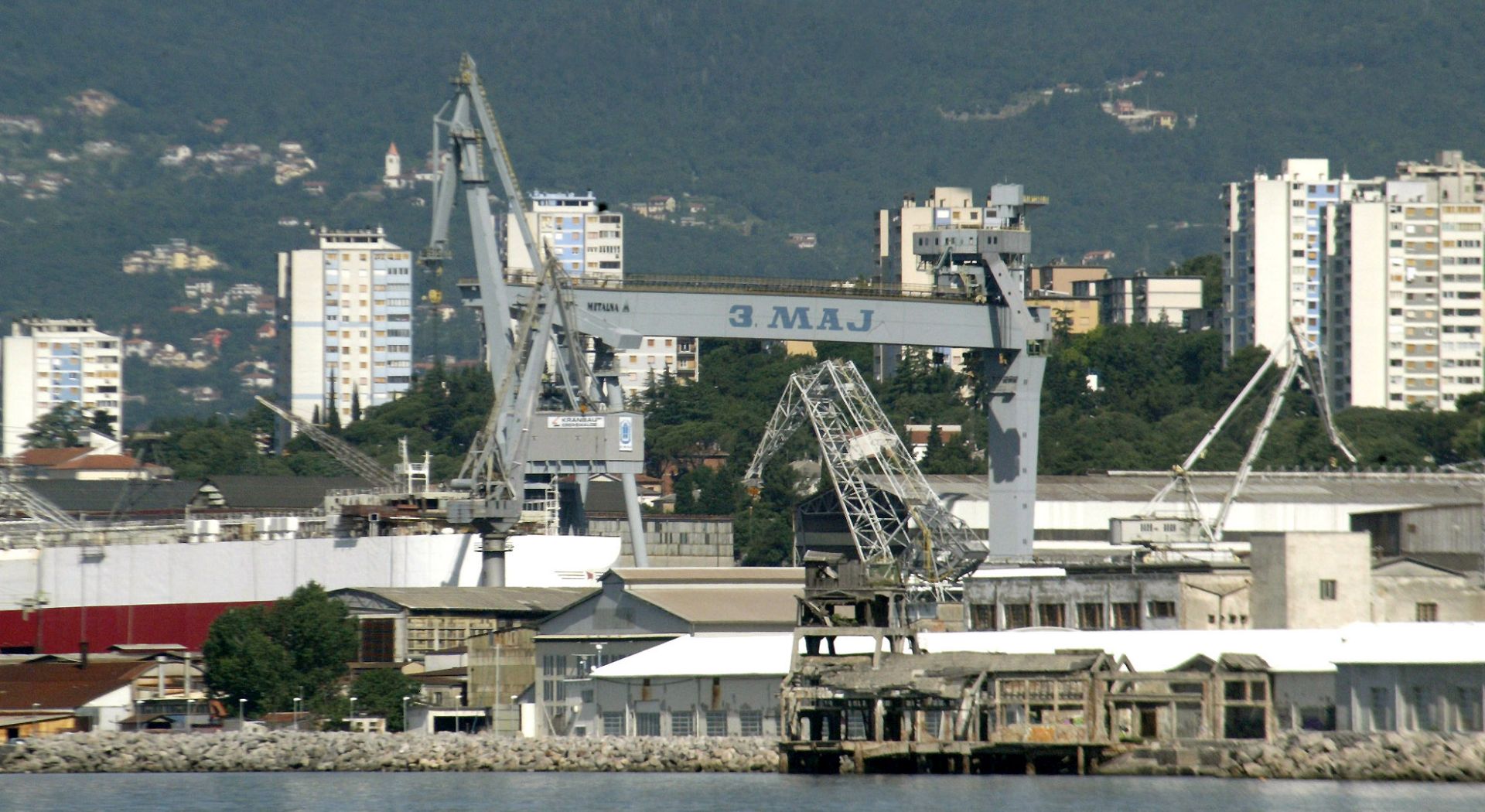 Rijeka, 14.06.2019.- Brodogradilite 3. Maj u Rijeci.
foto HINA/ Miljenko KLEPAC/ ua