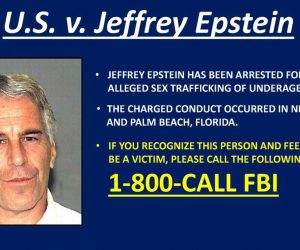 epa07704663 An undated handout photo made available by the US Attorney Southern District of New York showing Jeffrey Epstein. The US Attorney Southern District of New York state that they are appealing for members of the public who if they believe they are a victim of Jeffrey Epstein, or have information about the conduct alleged in the Indictment unsealed 08 July 2019, please call the FBI. US financier Jeffrey Epstein who was arrested on 08 July 2019 on alleged sex trafficking and conspiracy charges, has been formally charged with two sex trafficking counts.  EPA/US ATTORNEY SDNY / HANDOUT  HANDOUT EDITORIAL USE ONLY/NO SALES