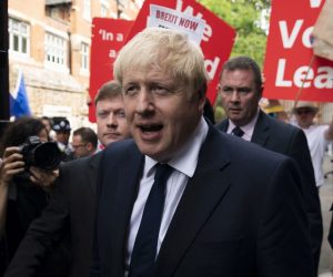 epa07733484 Britain's Former Foreign Secretary Boris Johnson leaves offices in Central London, Britain, 22 July 2019. Johnson and his Conservative Leadership rival Jeremy Hunt will discover who has won the race to become Britain's next prime minister on 23 July 2019.  EPA/WILL OLIVER