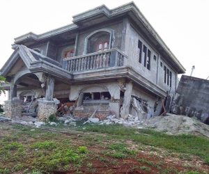 epa07743354 A handout photo made available by the Provincial Government of Batanes shows a damaged house after an earthquake in Itbayat, Batanes province, Philippines, 27 July 2019. According to media reports, at least eight people are dead after a magnitude 5.4 earthquake hit Itbayat, Batanes early morning. An aftershock with a stronger magnitude of 5.9 later hit the same area.  EPA/PROVINCIAL GOVERNMENT OF BATANES  HANDOUT EDITORIAL USE ONLY/NO SALES