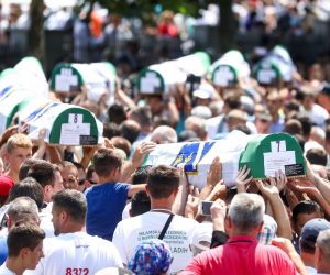 11.07.2019., Potocari, Bosna i Hercegovina - 
Dzenaza za 33 zrtve genocida u Srebrenici. 
Photo: Armin Durgut/PIXSELL