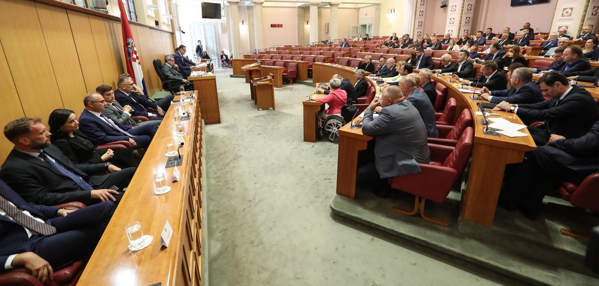 19.07.2019., Zagreb- Saborski zastupnici izglasali povjerenje novoizabranim ministrima u Vladi RH.
Photo: Robert Anic/PIXSELL