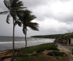 epa07800288 View of the beach in El Negro, Yabucoa municipality, Puerto Rico, 28 August 2019. Puerto Rico's Government send a message of security to the population about the arrival of Hurricane Dorian.  EPA/THAIS LLORCA
