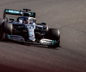 epa07806624 British Formula One driver Lewis Hamilton of Mercedes AMG GP in action during the third practice session at the Spa-Francorchamps race track in Stavelot, Belgium, 31 August 2019. The 2019 Formula One Grand Prix of Belgium will take place on 1 September.  EPA/STEPHANIE LECOCQ