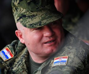12.06.2011., Slunj - General Mladen Kruljac, na vojnoj vjezbi u Slunju.
Photo: Zeljko Hladika/PIXSELL