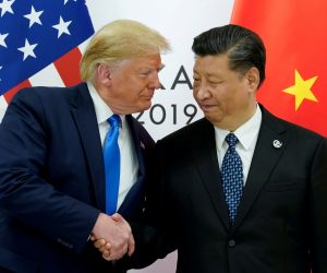 FILE PHOTO: Trump meets Xi at the G20 leaders summit in Osaka, Japan FILE PHOTO: U.S. President Donald Trump meets with China's President Xi Jinping at the start of their bilateral meeting at the G20 leaders summit in Osaka, Japan, June 29, 2019. REUTERS/Kevin Lamarque/File Photo Kevin Lamarque