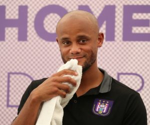 Anderlecht - Vincent Kompany Press Conference Soccer Football - Anderlecht - Vincent Kompany Press Conference - Neerpede Training Center, Brussels, Belgium - June 25, 2019  Anderlecht Player-Coach Vincent Kompany during the press conference  REUTERS/Yves Herman YVES HERMAN