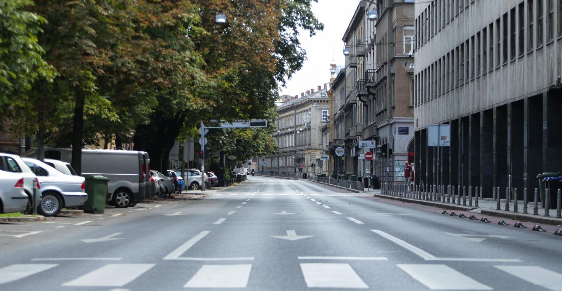 05.08.2019., Zagreb - Potpuno prazne ulice u centru grada.  Photo: Filip Kos/PIXSELL