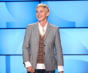 Ellen DeGeneres during a taping of <em>The Ellen DeGeneres Show</em> in 2011 in Burbank, Calif.