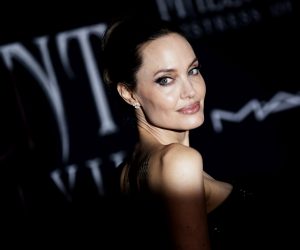 epa07884283 US actress Angelina Jolie poses on the red carpet prior to the premiere of the film 'Maleficent: Mistress of Evil' at El Capitan Theater in Los Angeles, California, USA, 30 September 2019. The movie will be released in US theaters on 18 October.  EPA/ETIENNE LAURENT