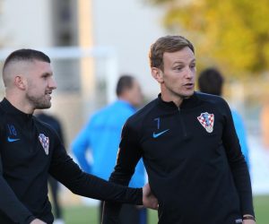07.10.2019.,Omis - Hrvatska reprezentacija odradila trening u Omisu. Ivan Rakitic Photo: Ivo Cagalj/PIXSELL