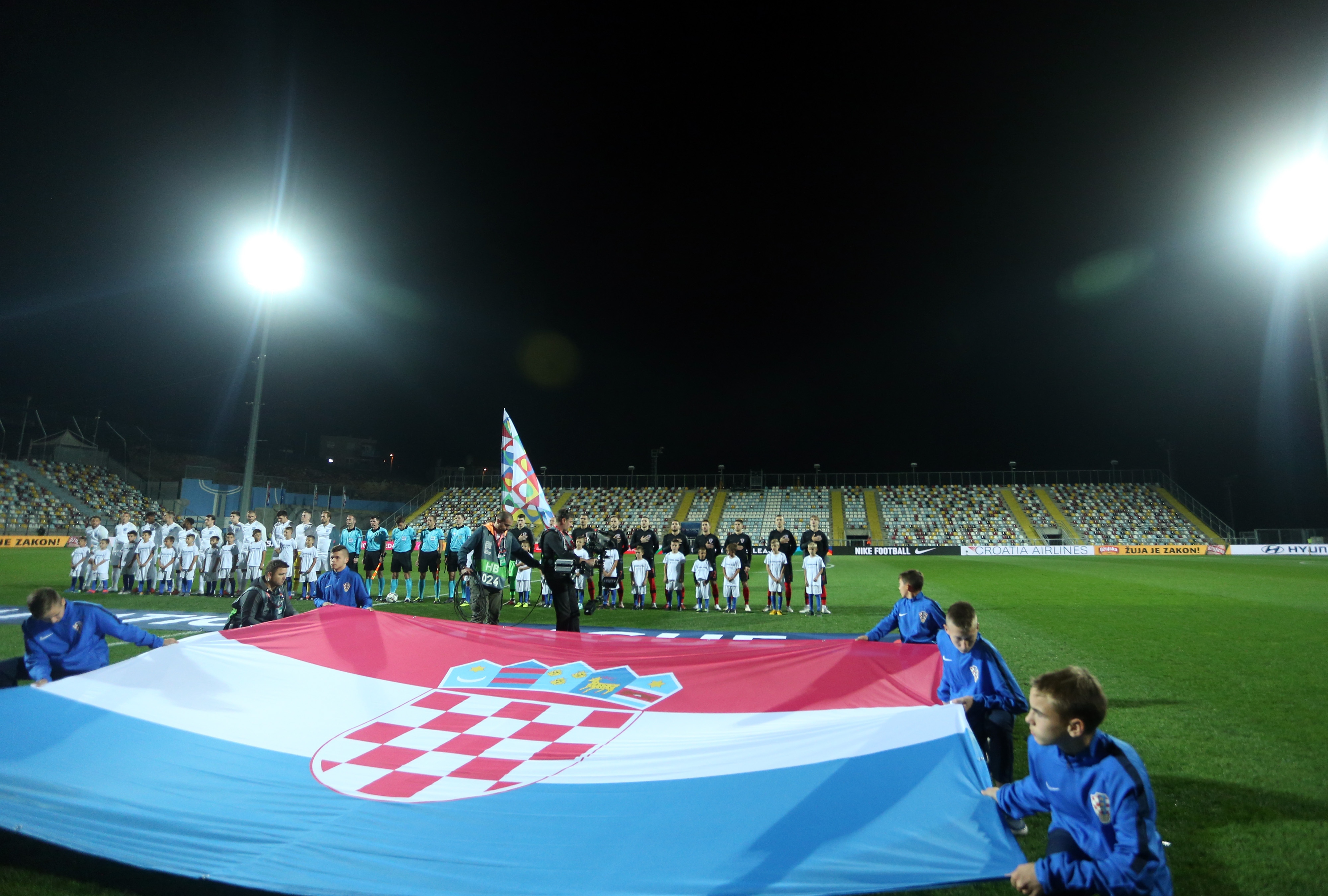 12.10.2018., Rujevica, Rijeka - Liga nacija, Hrvatska - Engleska. 
Photo: Luka Stanzl/PIXSELL