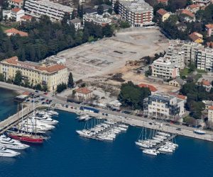 17.03.2016., Zadar - Teren nekadasnje tvornice Maraska ociscen je i pripremljen za gradnju luksuznog hotela i stambeno poslovnog kompleksa. 
Photo: Dino Stanin/PIXSELL