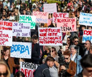 19.10.2019., Zagreb - Na Trgu kralja Tomislava odrzan je prosvjed "Pravda za djevojcice", u znak podrske zrtvama seksualnog nasilja. Photo: Igor Kralj/PIXSELL