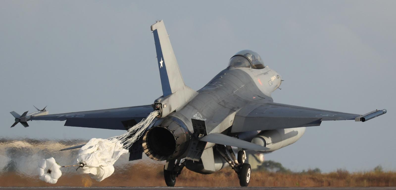 FILE PHOTO: A Chilean Air Force F-16 jet fighter lands at an airbase during CRUZEX multinational air exercise in Natal FILE PHOTO: A Chilean Air Force F-16 jet fighter lands at an airbase during CRUZEX, a multinational air exercise hosted by the Brazilian Air Force, in Natal, Brazil November 21, 2018. REUTERS/Paulo Whitaker/File Photo Paulo Whitaker