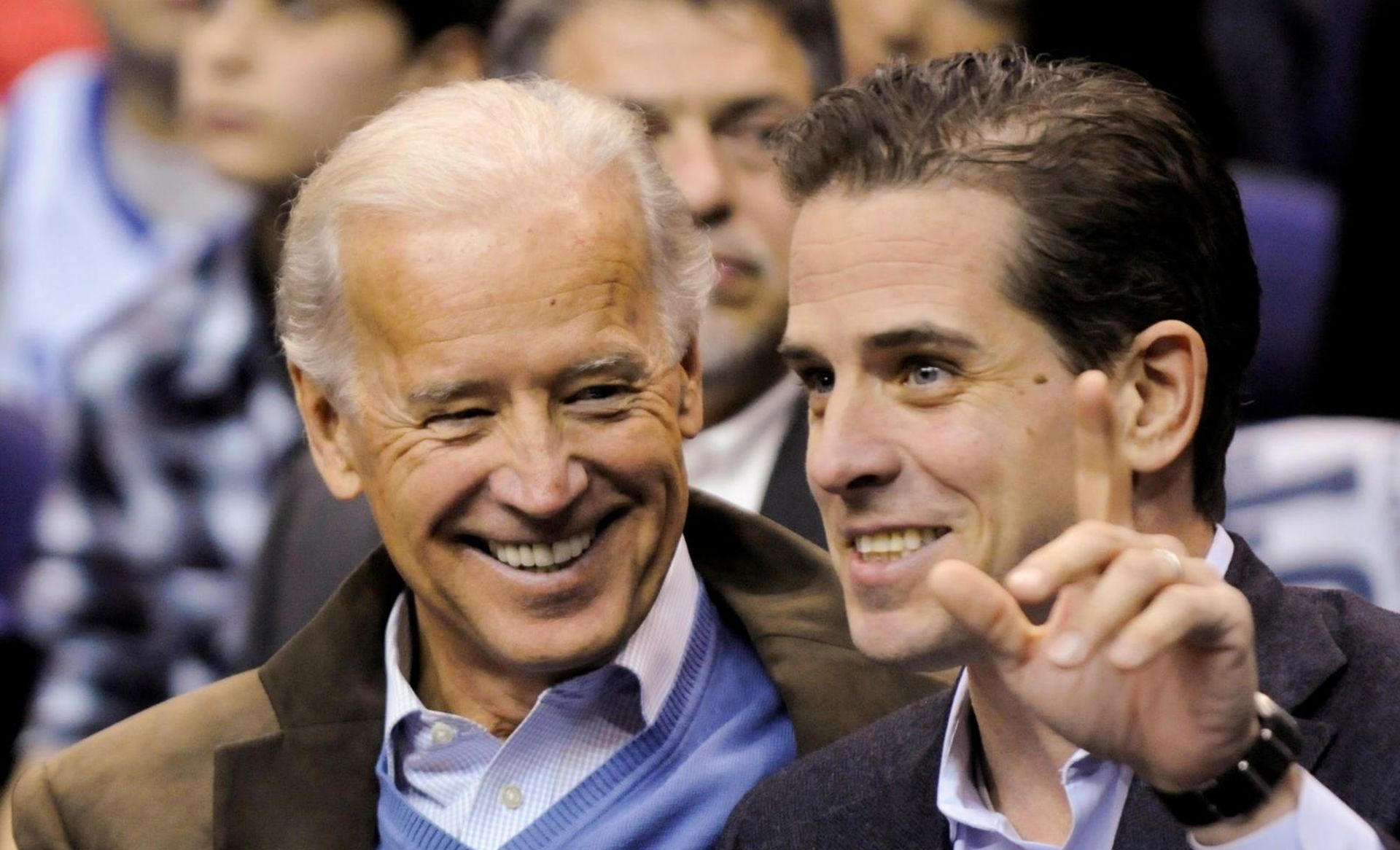 FILE PHOTO: U.S. Vice President Biden and his son Hunter attend an NCAA basketball game between Georgetown University and Duke University in Washington FILE PHOTO: U.S. Vice President Joe Biden and his son Hunter Biden attend an NCAA basketball game between Georgetown University and Duke University in Washington, U.S., January 30, 2010. REUTERS/Jonathan Ernst/File Photo Jonathan Ernst