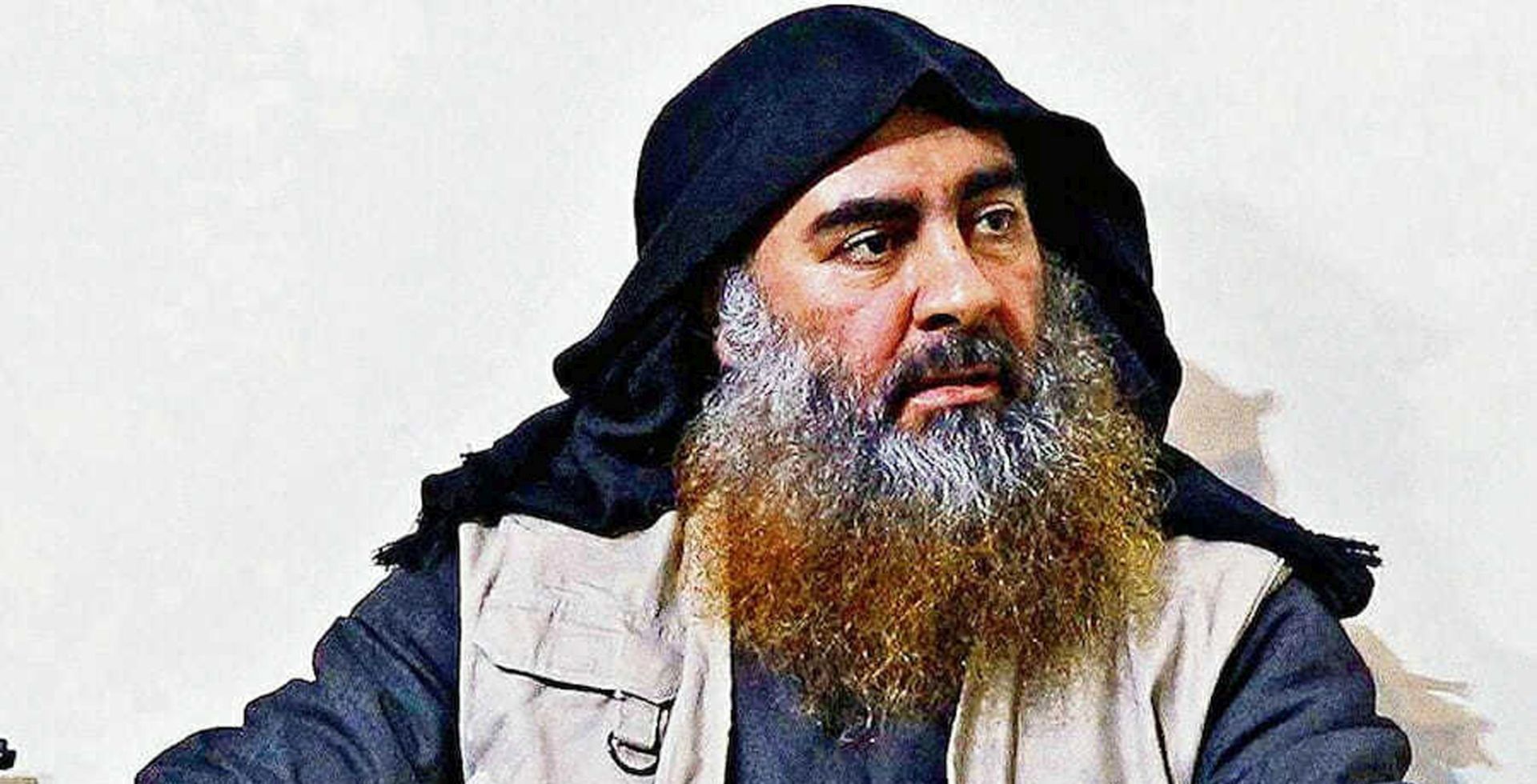 epa07971238 An undated handout photo made available by the US Department of Defense (DOD) shows Abu Bakr Al-Baghdadi, who was the Iraqi-born leader of the so-called Islamic State in Iraq and Syria (ISIS) terrorist organization (issued 04 November 2019). According to a statement by US President Donald J. Trump, Abu Bakr Al-Baghdadi killed himself and two children by detonating a suicide vest on 27 October 2019 during a raid conducted by US forces in Syria's northwestern Idlib Province. ISIS media on 31 October 2019 confirmed the death of Baghdadi, and named Abu Ibrahim al-Hashimi al-Qurayshi as his replacement.  EPA/US DEPARTMENT OF DEFENSE HANDOUT  HANDOUT EDITORIAL USE ONLY/NO SALES