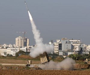 epa07989861 A view of an Iron dome missile system intercepting rockets reportedly fired from Gaza into Israel, near the city of Ashdod, Israel, 12 November 2019. According to reports, the Israeli Air Force (IAF) has targeted and killed in Gaza early 12 November, Bahaa Abu-el Atta (Baha Abu al-Ata), a senior Islamic Jihad commander who Israel has accused of being behind recent barrages of rockets.  EPA/ATEF SAFADI