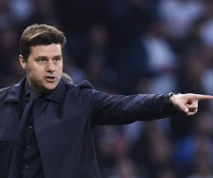epa08010879 (FILE) - Tottenham Hotspur's manager Mauricio Pochettino reacts during the UEFA Champions League semi-final first leg soccer match between Tottenham Hotspur and Ajax Amsterdam at the Tottenham Hotspur Stadium in London, Britain, 30 April 2019 (re-issued 20 November 2019). Tottenham Hotspur has sacked Mauricio Pochettino according to a club statement on 19 November.  EPA/WILL OLIVER *** Local Caption *** 55159408