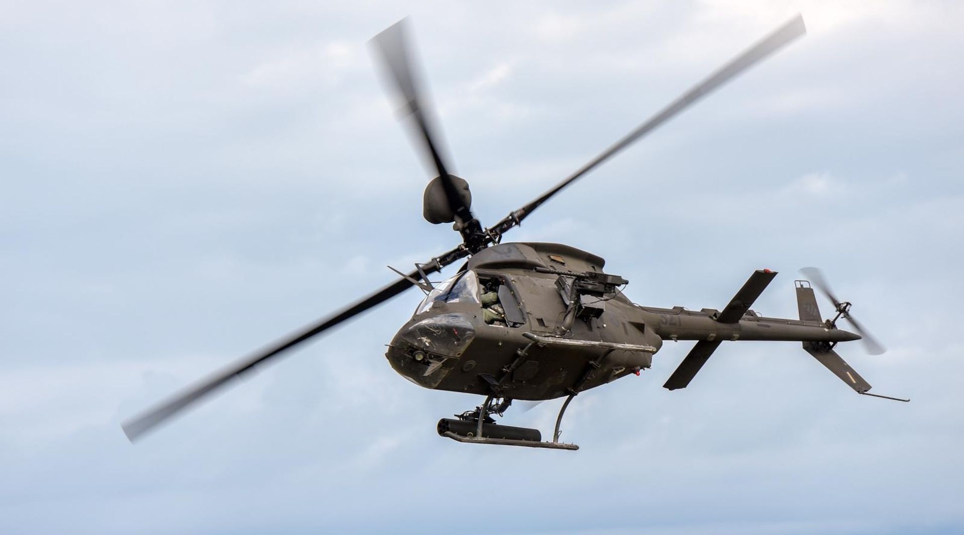 05.10.2019., Zadar - OH - Helikopter 58 D Kiowa Warrior Hrvatskog ratnog zrakoplovstva. Photo: Dino Stanin/PIXSELL