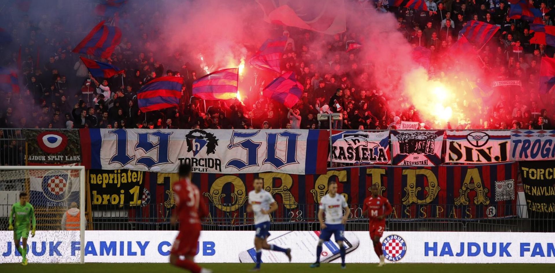 10.11.2019., stadion Poljud, Split - Hrvatski Telekom Prva liga, 15. kolo, HNK Hajduk - NK Osijek. Photo: Milan Sabic/PIXSELL