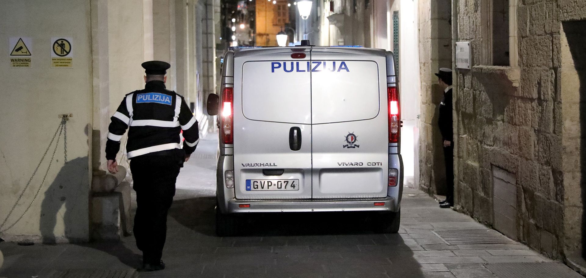 epaselect epa08036210 A police van carrying entrepreneur Yorgen Fenech leaves at the Malta Law Courts in Valletta, Malta, 30 November 2019.
Fenech was arraigned in court and charged with complicity in the murder of journalist Daphne Caruana Galizia. He pleaded not guilty to the charge and others, which include promoting or financing a criminal organisation and conspiracy to commit a crime. If found guilty, he will face up to a lifetime in prison. Maltese authorities had arrested Yorgen Fenech on 20 November as a person of interest in investigations into the October 2017 car bomb murder of Maltese journalist Daphne Caruana Galizia.  EPA/DOMENIC AQUILINA