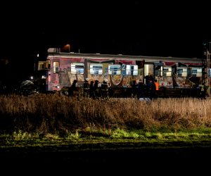 Varadin, 03.12.2019 - U naletu vlaka na osobno vozilo u utorak je u Varadinu poginuo vozaè osobnog vozila.
foto HINA/ Sinia KALAJDIJA/ ik