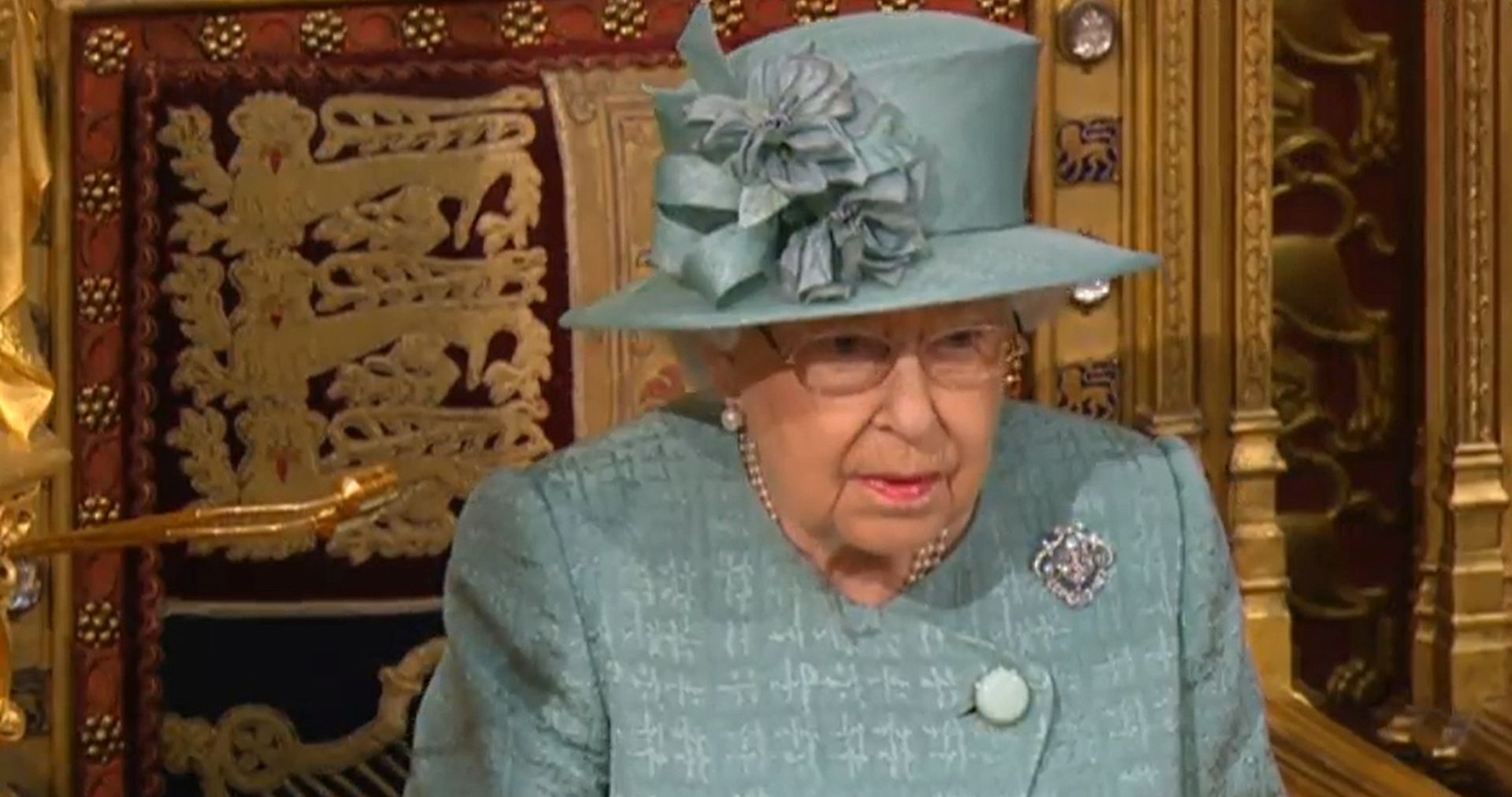 epa08081532 A grab from a handout video made available by the UK Parliamentary Recording Unit shows Britain's Queen Elizabeth ll during the state opening of parliament at the House of Commons in London, Britain, 19 December 2019.  EPA/UK PARLIAMENTARY RECORDING UNIT / HANDOUT MANDATORY CREDIT: UK PARLIAMENTARY RECORDING UNIT HANDOUT EDITORIAL USE ONLY/NO SALES