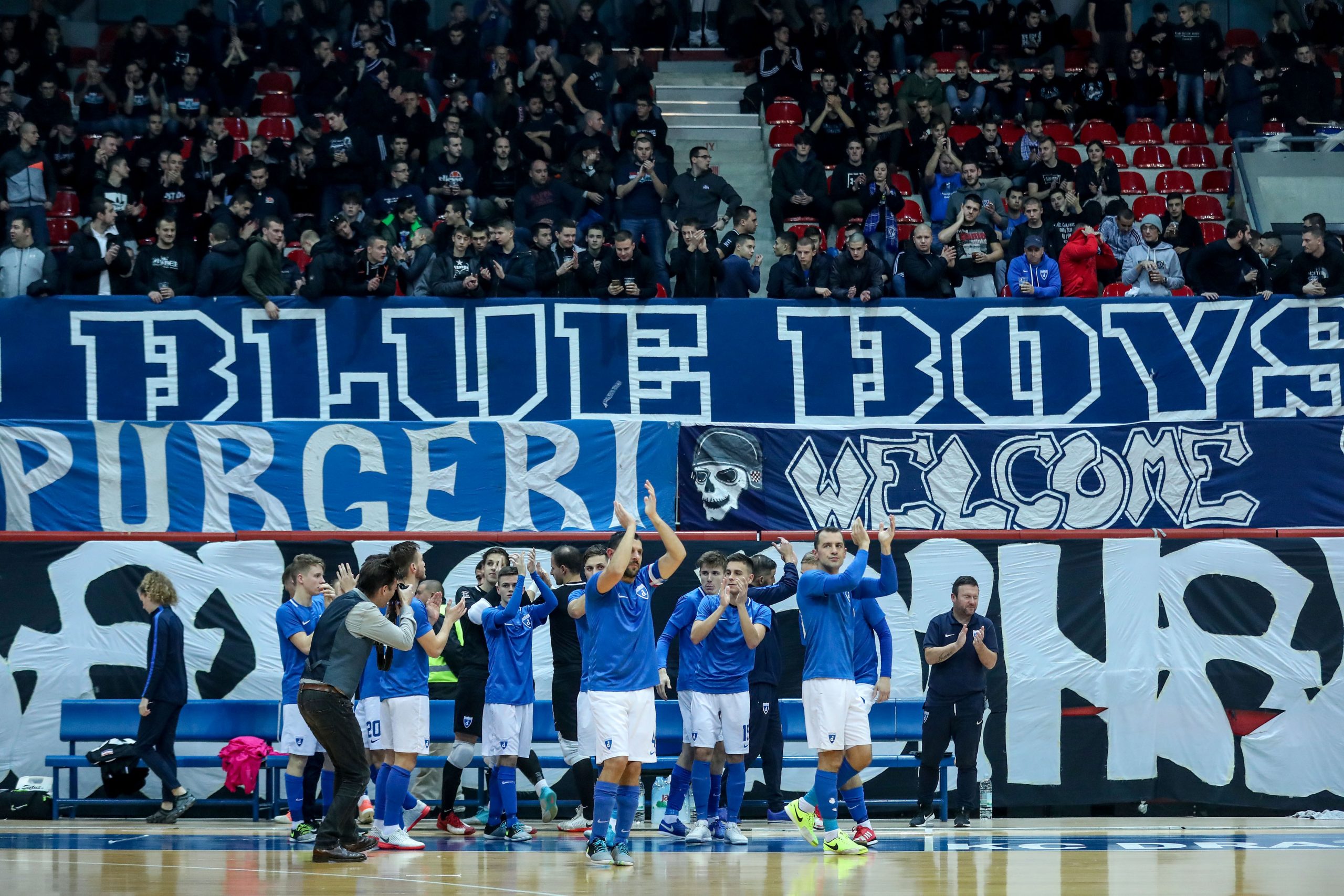 07.12.2019., Zagreb - U domu Drazena Petrovica odigrana futsal utakmica izmedju DInama i Hajduka.
Photo: Slavko Midzor/PIXSELL