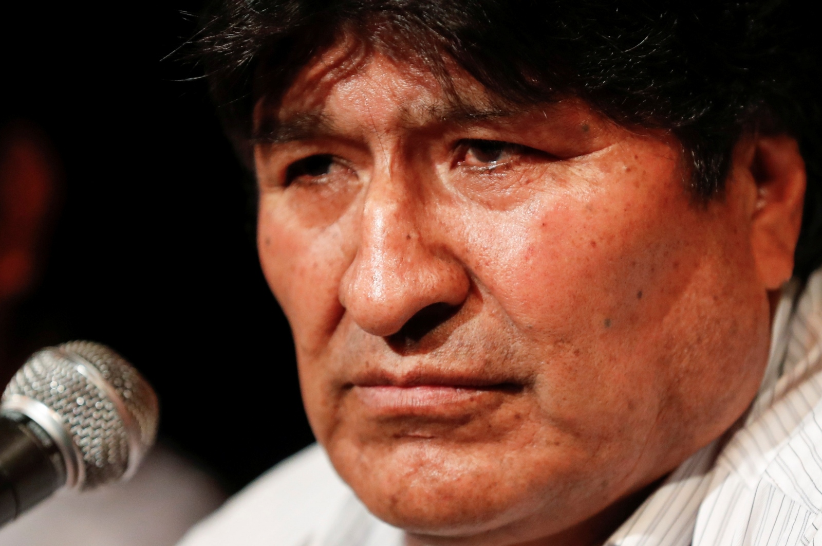 News conference of former Bolivian President Evo Morales Former Bolivian President Evo Morales looks on during a news conference in Buenos Aires, Argentina December 17, 2019. REUTERS/Agustin Marcarian AGUSTIN MARCARIAN