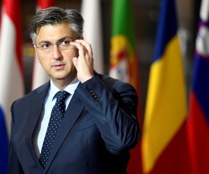 FILE PHOTO: EU summit in Brussels FILE PHOTO: Croatia's Prime Minister Andrej Plenkovic arrives for the second day of the European Union leaders summit dominated by Brexit, in Brussels, Belgium October 18, 2019. REUTERS/Piroschka van de Wouw/File Photo Piroschka Van De Wouw