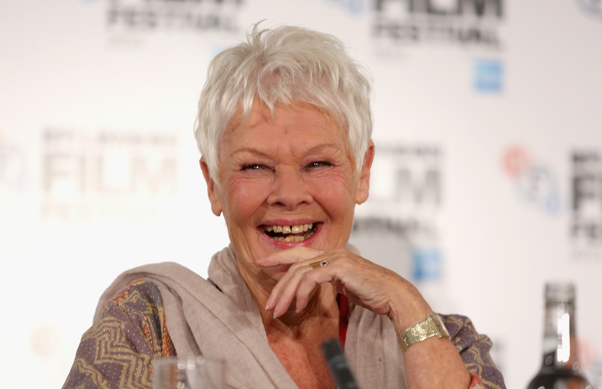 LONDON, ENGLAND - OCTOBER 16:  Actress Dame Judi Dench attends the "Philomena" press conference during the 57th BFI London Film Festival at Claridges Hotel on October 16, 2013 in London, England.  (Photo by Tim P. Whitby/Getty Images for BFI)