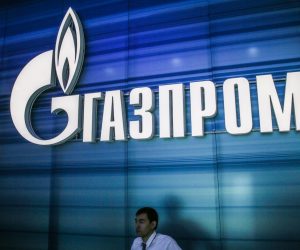 epa08084819 (FILE) - A view of the exhibition stand of the Russian Gazprom company during the 21st World Petroleum Congress (WPC) in Moscow, Russia, 16 June 2014 (reissued 21 December 2019). Reports on 21 December 2019 state Russian energy company  Gazprom and Ukrainian authorities have reached an agreement whereby Gazprom is to pay Ukraine 2.9 billion USD as a settlement in a row over gas transit. The new agreement for the next five years also sees a reduction of Russian gas flowing through Ukraine from 90 billion qubic meters to 65 billion qubic meters in 2020, and a further reduction to 40 billion qubic meters planned for the years 2021-2024.  EPA/SERGEI ILNITSKY *** Local Caption *** 51422768