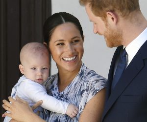 epa08125509 (FILE) - Britain's Prince Harry (R), Duke of Sussex and his wife Meghan, Duchess of Sussex, holding their son Archie, visit the Desmond & Leah Tutu Legacy Foundation in Cape Town, South Africa, 25 September 2019 (reissued 13 January 2020). Senior members of Britain's royal family met at Sandringham to discuss Prince Harry and Meghan, the Duke and Duchess of Sussex's future role after the couple have announced in a statement on 08 January 2020 that they will step back as 'senior' royal family members and work to become 'financially independent'.  EPA/TOBY MELVILLE / POOL *** Local Caption *** 55494091