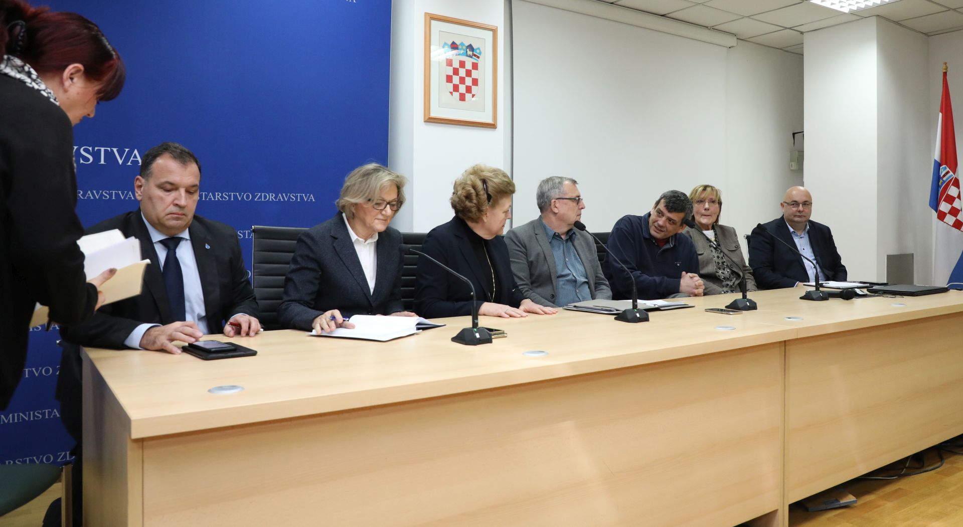 Zagreb, 27.01.2020. -  Ministarstvo zdravstva RH  predstavilo je mjere prevencije širenja koronavirusa. 
foto HINA/ Admir BULJUBAŠIĆ/ abu