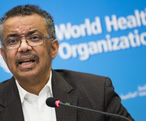 epa08179948 Tedros Adhanom Ghebreyesus, Director General of the World Health Organization (WHO), talks to the media after the WHO's Emergency Committee meeting on the novel coronavirus (2019-nCoV), during a press conference, at the World Health Organization (WHO) headquarters in Geneva, Switzerland, 30  January 2020. The WHO has declared an global public health emergency over the outbreak of the Coronavirus.  EPA/JEAN-CHRISTOPHE BOTT