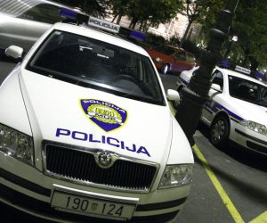 18.10.2008., Zagreb, Hrvatska - Policijski znak na sluzbenim vozilima.
Photo: Goran Jakus/PIXSELL