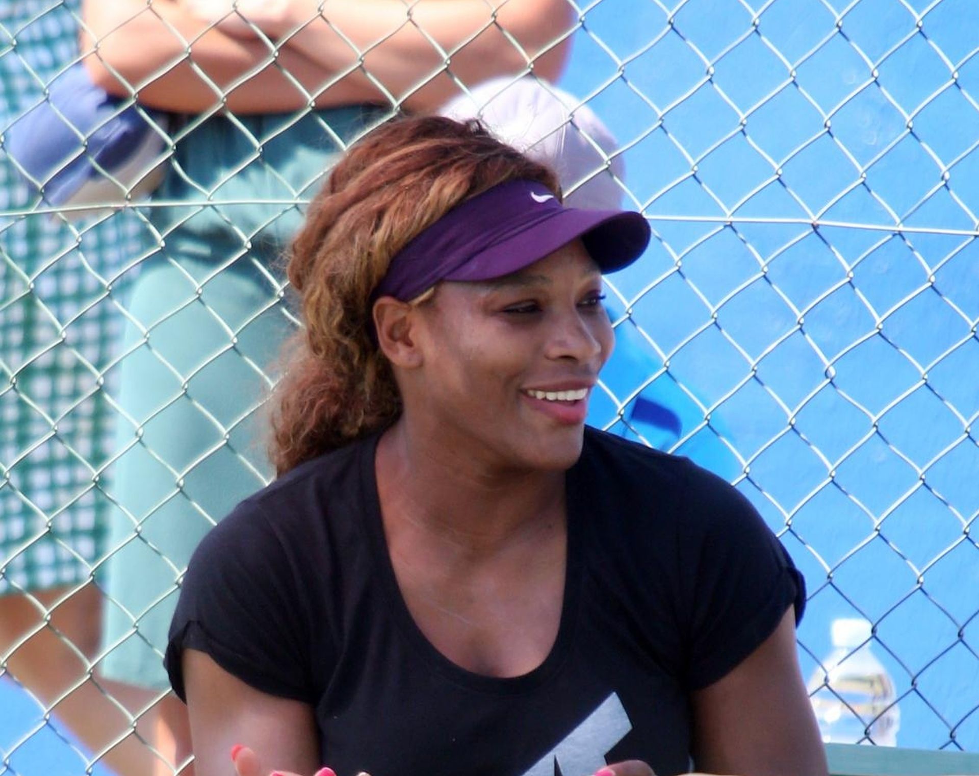 18.07.2014., Umag - Najbolja svjetska tenisacica Serena Williams dosla je oko 11 sati na trening na kompleks Stella Maris. 
Photo: Slavko Midzor/PIXSELL