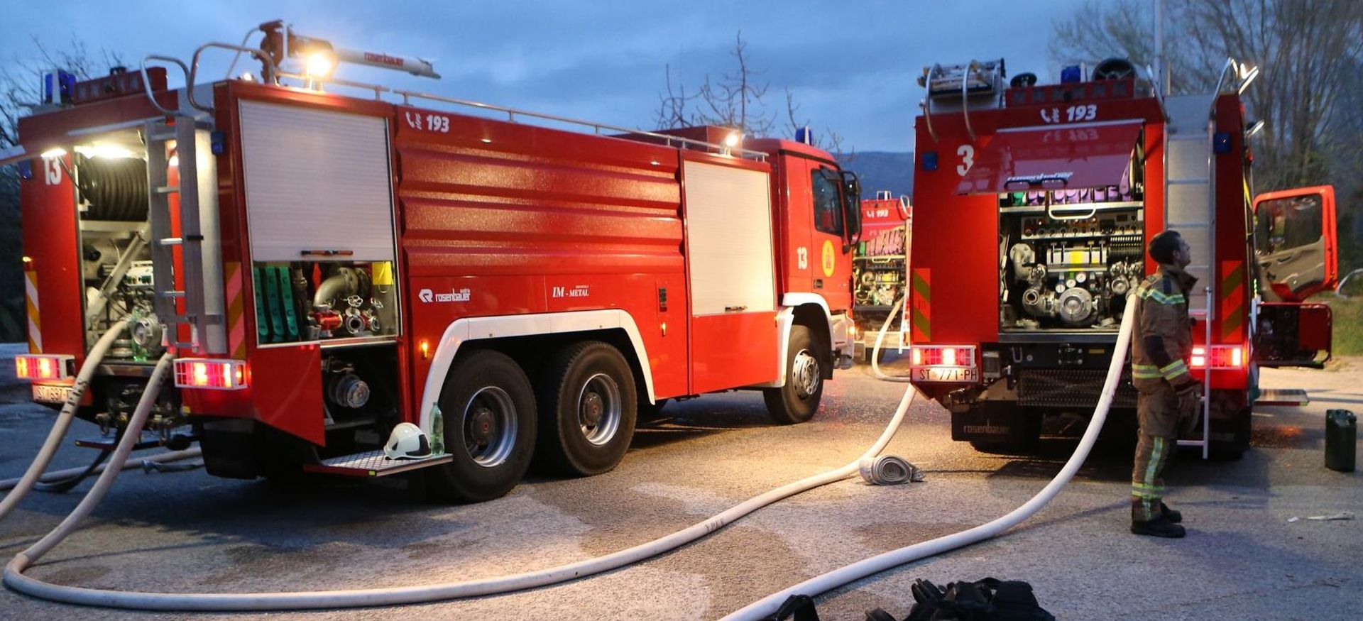 01.04.2015., Split - Vatrogasna vozila i vatrogasna oprema.
Photo: Ivo Cagalj/PIXSELL