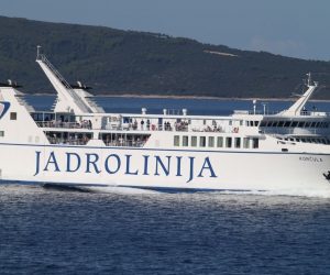 03.08.2019., Split - Brod Korcula na otvorenom moru. 
Photo: Ivo Cagalj/PIXSELL