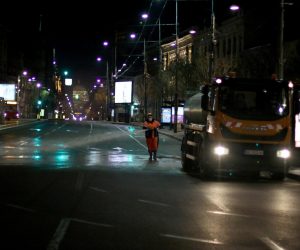 18, March, 2020, Belgrade - In the Republic of Serbia, a curfew on the occasion of the virus corona has been introduced. . Photo: Antonio Ahel/ATAImages

18, mart, 2020, Beograd - U Republici Srbiji uveden je policijski cas povodom korona virusa. . Photo: Antonio Ahel/ATAImages