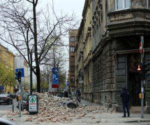 22.03.2020., Zagreb - Snazan potres jacine 5,3 pogodio je jutros Zagreb, a nesto kasnije uslijedio je jos jedan, jacine 5,2. 
Photo: Emica Elvedji/PIXSELL