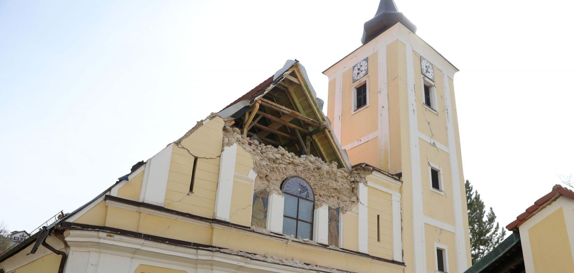 22.03.2020., Zagreb - Stanovnike Zagreba rano jutros probudio je potres magnitude 5,3 po Richteru. Ostecenja u Cucerju. Photo: Patrik Macek/PIXSELL