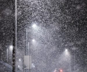 23.03.2020., Zagreb - U vecernjim satima na zagrebackom podrucju pao je snijeg. 
Photo: Tomislav Miletic/PIXSELL