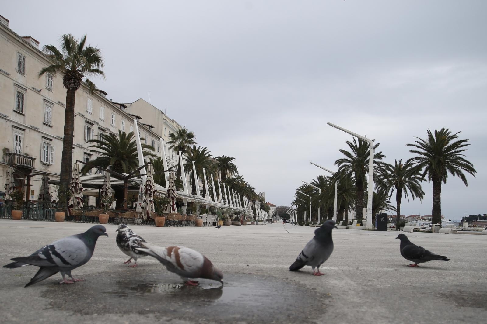 26.03.2020., Split - Grad u vrijeme koronavirusa. Photo: Ivo Cagalj/PIXSELL