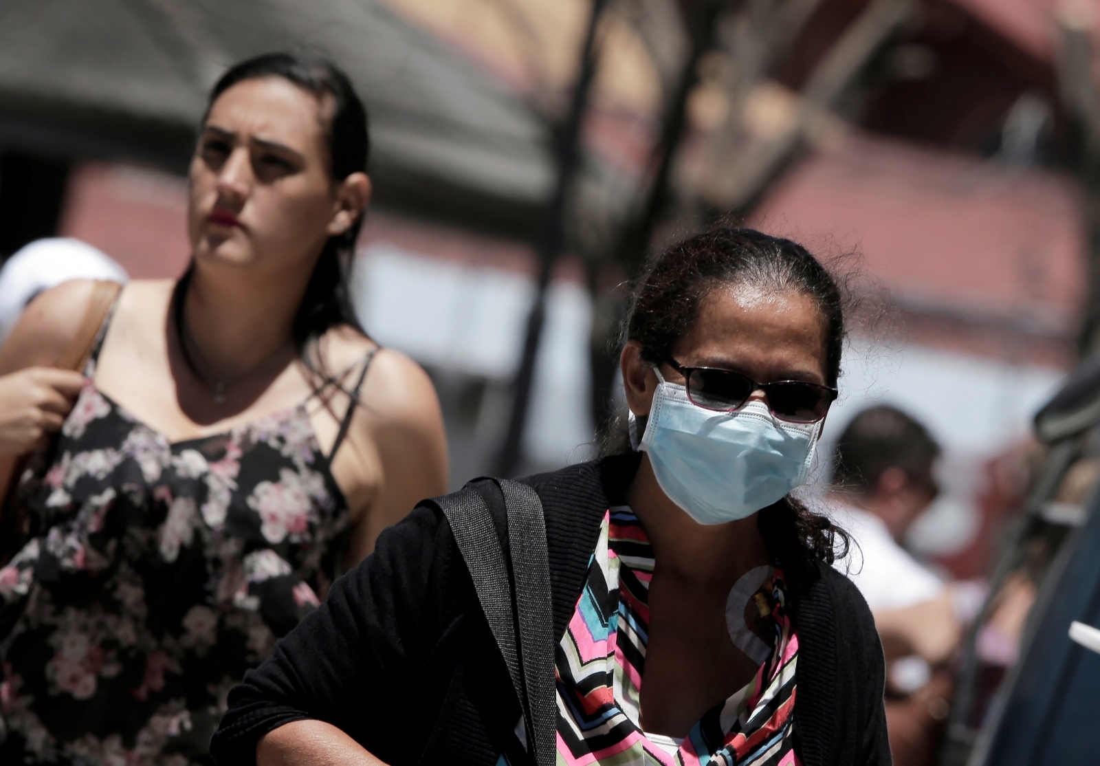 Woman wears a face mask, following an outbreak of the coronavirus in San Jose A woman wears a face mask, following an outbreak of the coronavirus in San Jose, Costa Rica March 10, 2020. REUTERS/Juan Carlos Ulate JUAN CARLOS ULATE