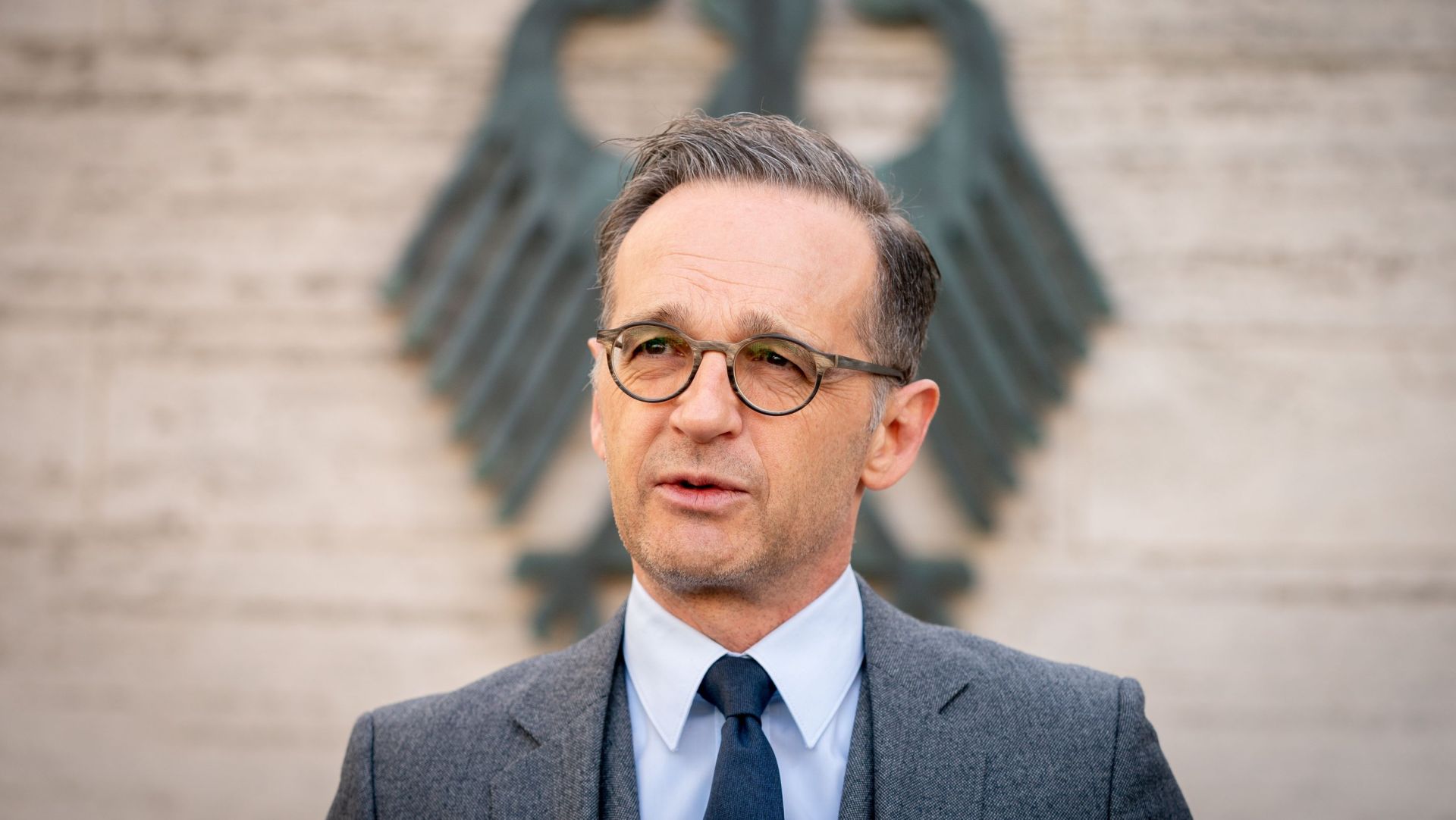 17 April 2020, Berlin: German Foreign Minister Heiko Maas speaks during a press conference on the status of the repatriation operations and the worldwide travel warnings amid the coronavirus pandemic. Photo: Kay Nietfeld/dpa