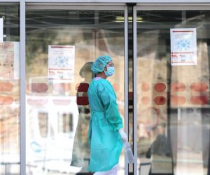 08.04.2020.,Sibenik - Medicinsko osoblje Opce bolnice Sibenik u vrijeme koronavirusa. Photo: Dusko Jaramaz/PIXSELL